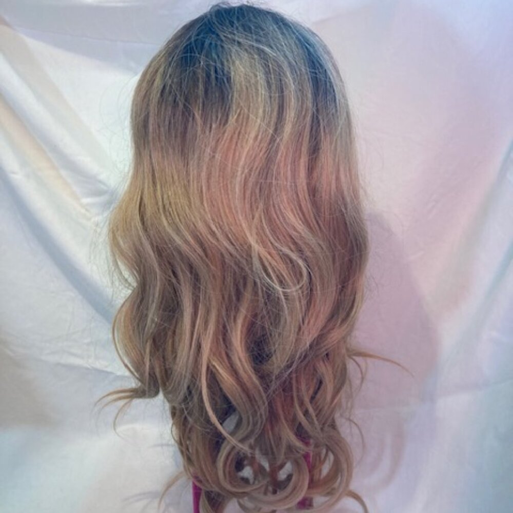 Dirty Blonde Long Curly Wig